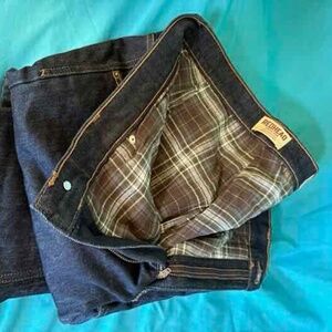 RedHead Flannel Lined Jeans 34x30 Relaxed Fit Winter Denim